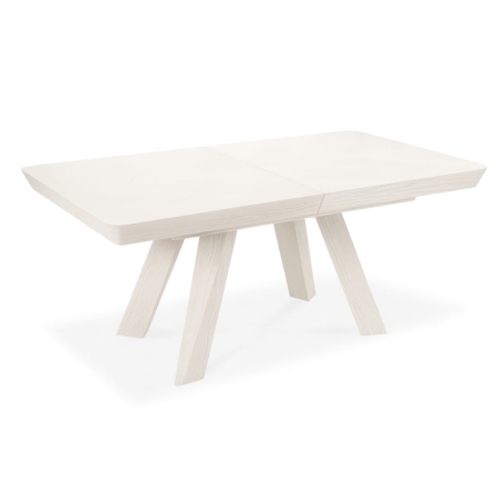 Stół MILANO OAK  biały - widok frontalny ewoodland.pl