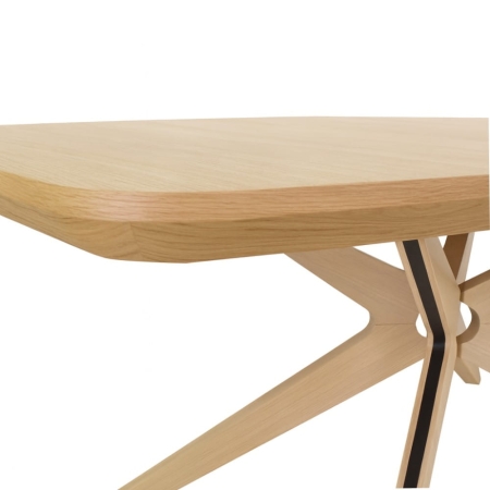 Stół MARTIN OAK 110–260 cm –zbliżenie | ewoodland.pl