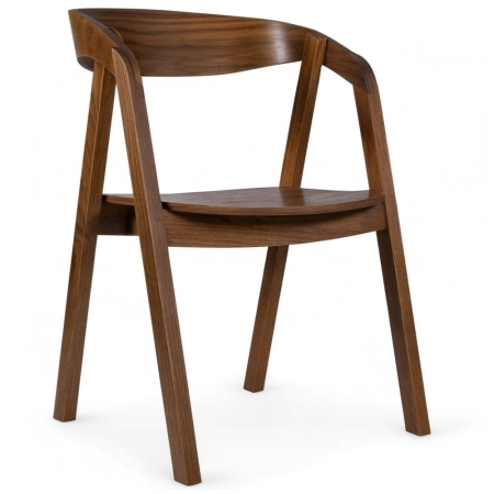 Krzesło bukowe Hugo - widok profilowy ewoodland.pl