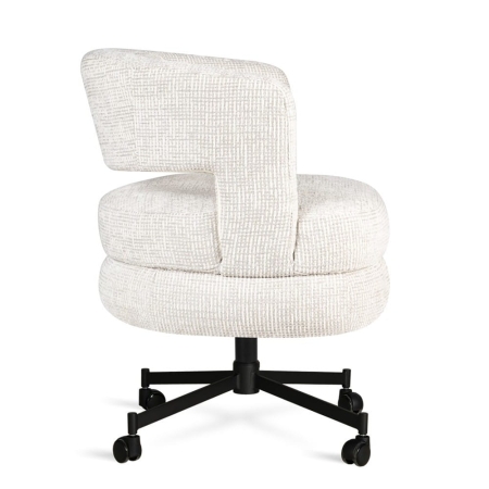 Krzesło obrotowe Harmony Wheels - widok z boku ewoodland.pl