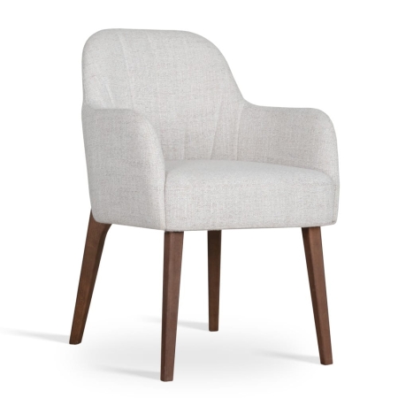 Krzesło tapicerowane premium Tulip Arte Supreme - widok profilowy ewoodland.pl