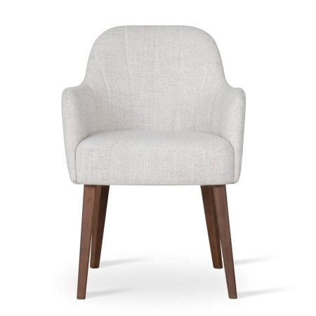 Krzesło tapicerowane premium Tulip Arte Supreme - widok frontalny ewoodland.pl