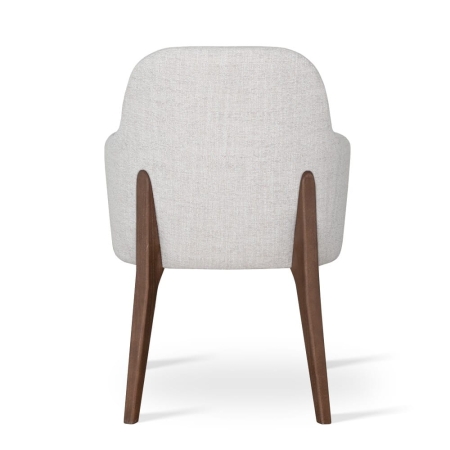 Krzesło tapicerowane premium Tulip Arte Supreme - widok z tyłu ewoodland.pl