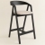 hoker debowy Hugo czarny – front