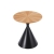 stolik pomocniczy tulia 50 cm dąb naturalny czarna podstawa ewoodland.pl