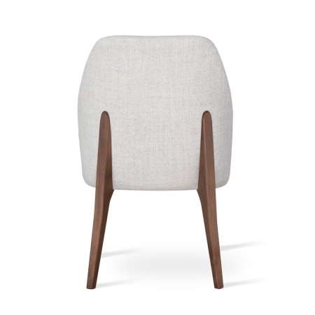 Krzesło BOSFOR Supreme ARTE – tył z bukowym stelażem