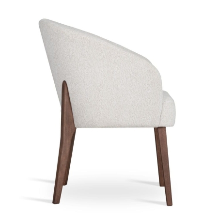 Krzesło SENI Supreme ARTE – profil boczny, bukowy stelaż