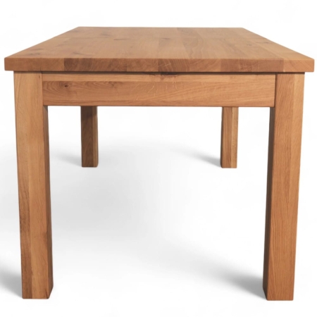 Stół dębowy LEON lity dąb widok z przodu