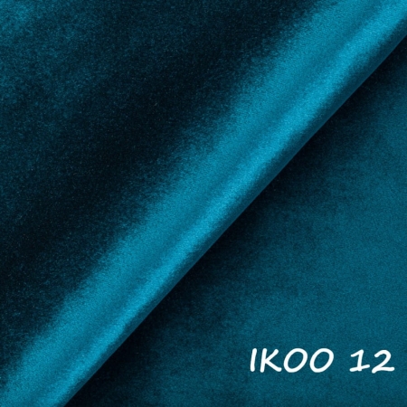 tkanina ikoo 12 welur glamour turkus teal water blocked ewoodland.pl