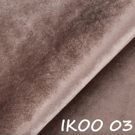 tkanina ikoo 03 welur glamour taupe szaro-beżowy water blocked ewoodland.pl