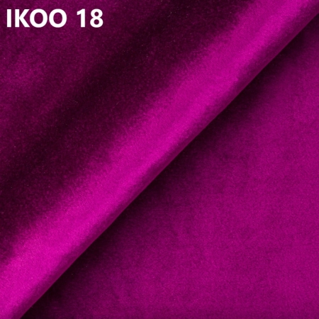 tkanina ikoo 18 welur glamour purpura fioletowo-różowy magenta water blocked ewoodland.pl