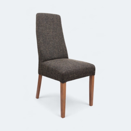 krzesło Mario tapicerowane bukowe widok profilowy ewoodland.pl