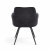 krzesło MIREA czarne tył oparcia