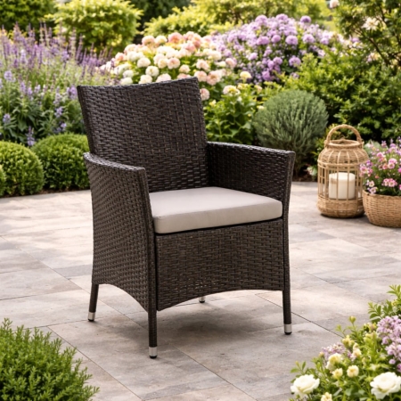 fotel ogrodowy Portofino z technorattanu