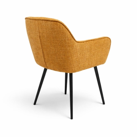 Krzesło z podłokietnikami na zamówienie Rimo tył