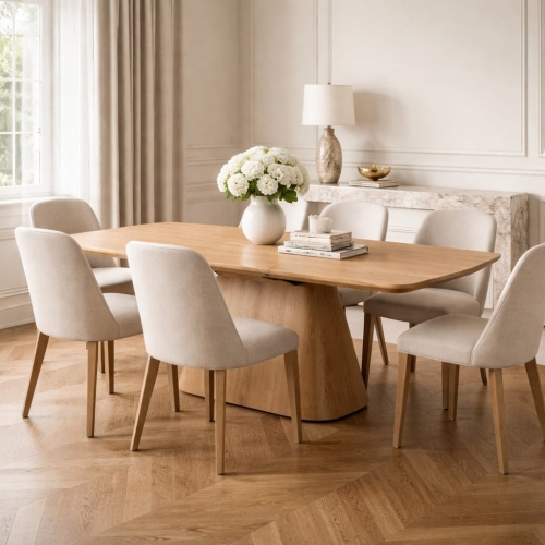 Przejdź do produktu Stół rozkładany Angelo prostokątny dąb architektoniczna forma