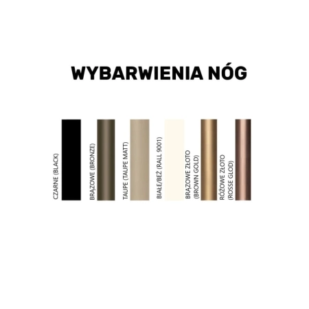 Wybarwienie podstawy obrotowej - widok dostępnych kolorów ewoodland.pl