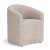 Mobilny fotel tapicerowany Candy - widok profilowy ewoodland.pl
