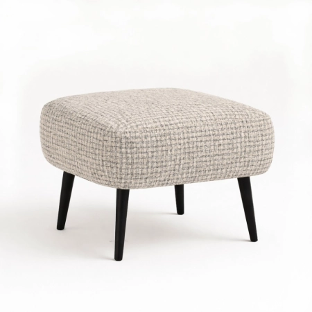 Podnóżek tapicerowany BUENO, tkanina Coco - widok profilowy ewoodland.pl