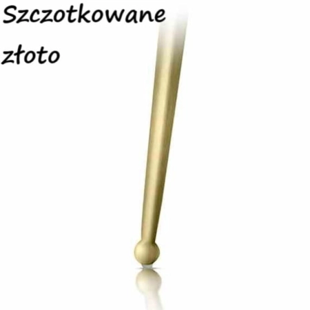 Noga w kolorze złota szczotkowanego - kolor i faktura ewoodland.pl
