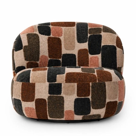 Fotel Namos Mosaic front designerski fotel premium