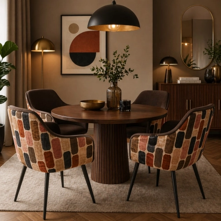 Krzesło RIMO MOSAIC premium – aranżacja jadalnia