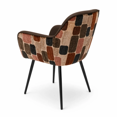 Krzesło RIMO MOSAIC – tył z tkaniną Mosaic