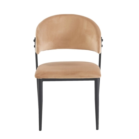 krzesło tapicerowane Enea cappuccino front ewoodland.pl