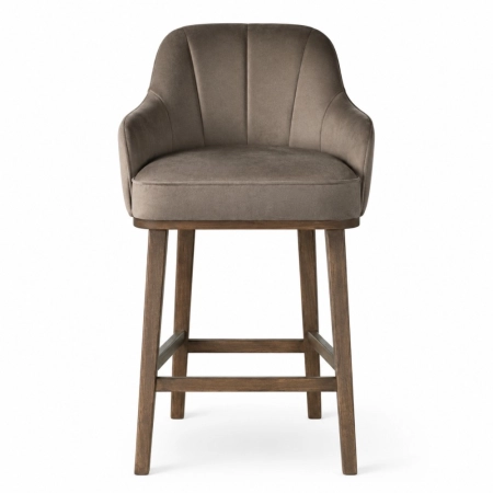 Hoker Tulip Supreme Wood taupe nogi widok frontowy ewoodland.pl