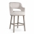hoker Mercy Pro Supreme L widok profilowy, kolor taupe, tapicerowany do wyspy 100 cm ewoodland.pl