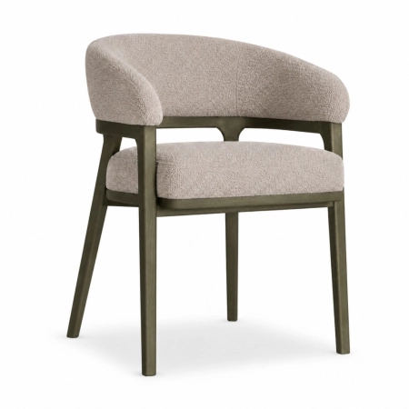 Krzesło DORY - drewniane tapicerowane eleganckie bronze stelaż
