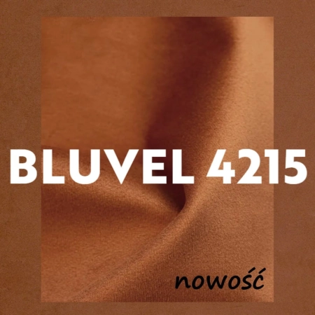 Próbka aksamitnej tkaniny Bluvel 4215 - kolor cynamonowy