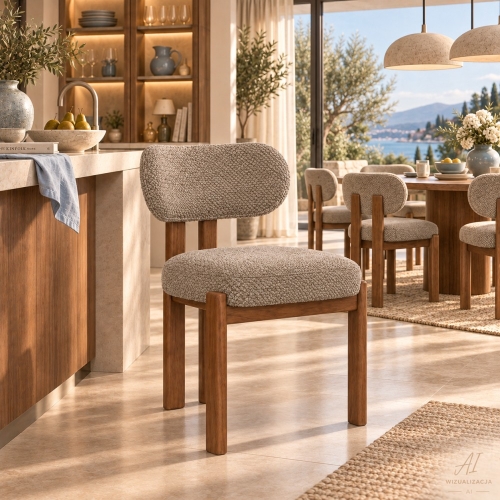 Przejdź do produktu Krzesło ISOLA HOLMS – lite drewno, sprężyny kieszeniowe