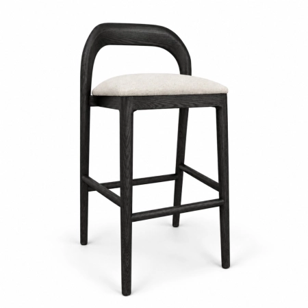 Hoker MORIS HOLMS wysoki do kuchennej wyspy czarny – ewoodland.pl
