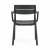 Krzesło Cassia Armchair Antracite widok od tyłu ewoodland.pl