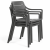 Krzesło Cassia Armchair Basalto sztaplowany ewoodland.pl