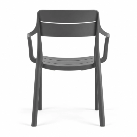 Krzesło Cassia Armchair Basalto widok od tyłu ewoodland.pl