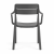 Krzesło Cassia Armchair Basalto widok od tyłu ewoodland.pl