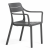 Krzesło Cassia Armchair Basalto widok profilowy ewoodland.pl