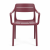 Krzesło Cassia Armchair Borgogna widok od przodu ewoodland.pl