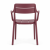 Krzesło Cassia Armchair Borgogna widok od tyłu ewoodland.pl