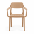Krzesło Cassia Armchair Cappuccino widok od przodu ewoodland.pl