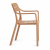 Krzesło Cassia Armchair Cappuccino widok z boku ewoodland.pl