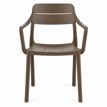 Krzesło Cassia Armchair Tabacco widok od przodu ewoodland.pl