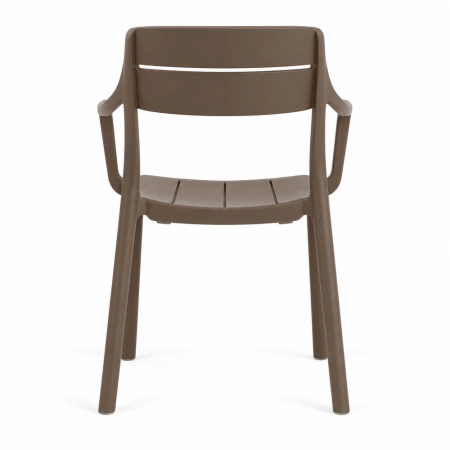 Krzesło Cassia Armchair Tabacco widok od tyłu ewoodland.pl