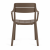 Krzesło Cassia Armchair Tabacco widok od tyłu ewoodland.pl
