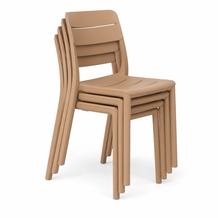 Krzesło Cassia Bistrot Cappuccino sztaplowany ewoodland.pl