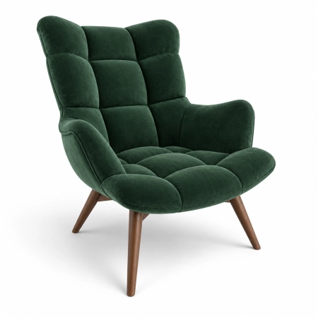 Fotel COSY BLUVEL widok profilowy ewoodland.pl