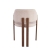 Krzesło MELLO metalowy stelaż walnut – ewoodland.pl