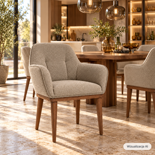 Przejdź do produktu  Krzesło MAVO PRIME FRAME HOLMS  – drewniana rama, sprężyny faliste